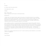 Formal Job Application Letter gratis en premium templates