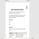 Project Task To Do List gratis en premium templates