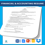 Financial Accountant Resume sample gratis en premium templates