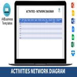 Activity Network Diagram gratis en premium templates