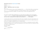 Appointment Letter Format for School Teacher gratis en premium templates