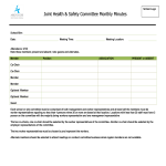 template topic preview image Monthly Safety Meeting Minutes