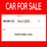 Car for Sale Template gratis en premium templates