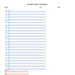 template preview imageSchool Daily Schedule