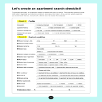 template topic preview image Japan Apartment Search Check List