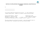 image Notice of Application for Zoning Property