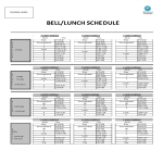 Standardized Lunch Schedule gratis en premium templates