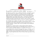 Confidentiality And Non Compete Agreement gratis en premium templates