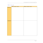 Personal Development Strategic Plan gratis en premium templates