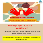 Used Clothes Fundraiser Flyer gratis en premium templates