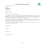 template topic preview image Employment Offer Acceptance Letter