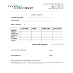template topic preview image Contractor Weekly Time Sheet