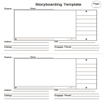 Video Storyboard A4 Sjabloon gratis en premium templates