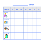 Printable Preschool Behavior Chart gratis en premium templates