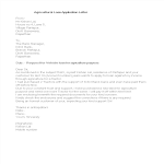 template topic preview image Agricultural Loan Application Letter