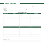 template topic preview image Travel Agenda