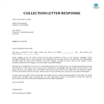 Collection Letter Response gratis en premium templates