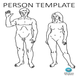 template topic preview image Person Template A4 Landscape PPT