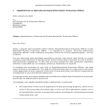 Appointment CCPA Information Protection Officer Letter gratis en premium templates