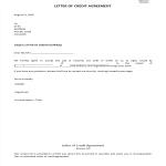 template topic preview image Letter of Credit Agreement