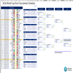 2018 World Cup Final Tournament Schedule In Excel gratis en premium templates