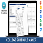 template topic preview image College Schedule Maker