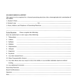 Student Medical Report Form gratis en premium templates