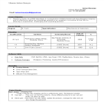 template topic preview image Basic Fresher Resume For Students