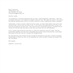 Formal Contract Termination Letter gratis en premium templates