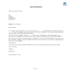 Internal Reference Letter by Colleague gratis en premium templates