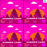template topic preview image Summer Camp flyer design