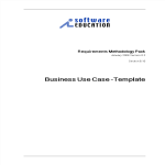 Business Case Software Education gratis en premium templates