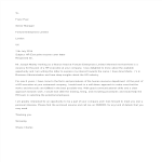template topic preview image Job Application Letter For HR Executive
