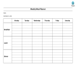template topic preview image Healthy Weekly Meal Plan