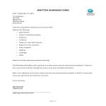 Written Warning Appeal Letter gratis en premium templates