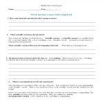 Middle School Lab Report gratis en premium templates