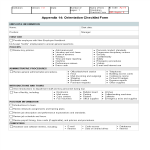 Quality Management Orientation Checklist Form gratis en premium templates
