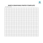 Math Graphing Paper Template gratis en premium templates
