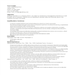 template topic preview image Maintenance Supervisor Resume