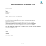 Job Transfer/Promotion Letter gratis en premium templates