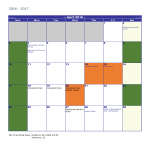 Blank Academic Calendar gratis en premium templates