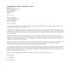 template preview imageChief Medical Officer Job Application Letter