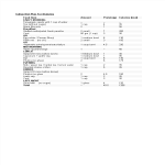 template topic preview image Diabetic Food Calorie Chart