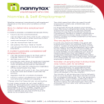 Self Employed Nanny Contract gratis en premium templates