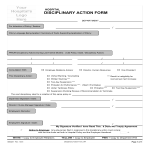 Hospital Disciplinary Action Form gratis en premium templates