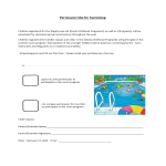 template topic preview image Permission Slip For Swimming