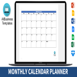 Daily Planner per month gratis en premium templates