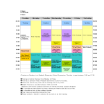 Elementary Class Schedule gratis en premium templates