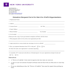 Donation Request Form Not For Profit Organizations gratis en premium templates