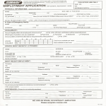 Restaurant Employment Application Form gratis en premium templates